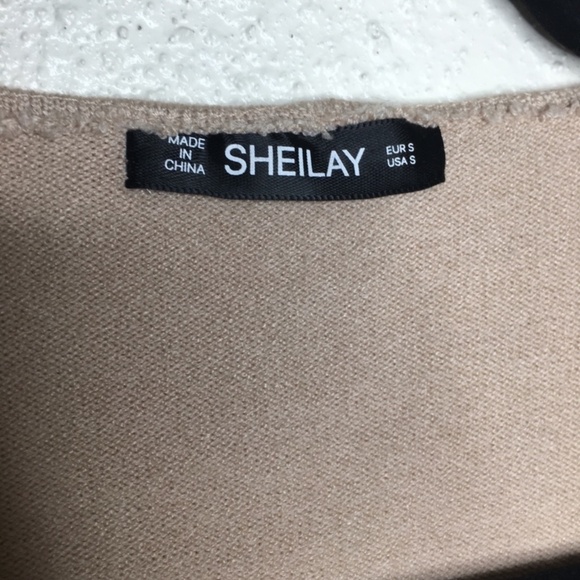 Sheilay Leopard Print Block V-Neck Sweater S - Picture 4 of 4